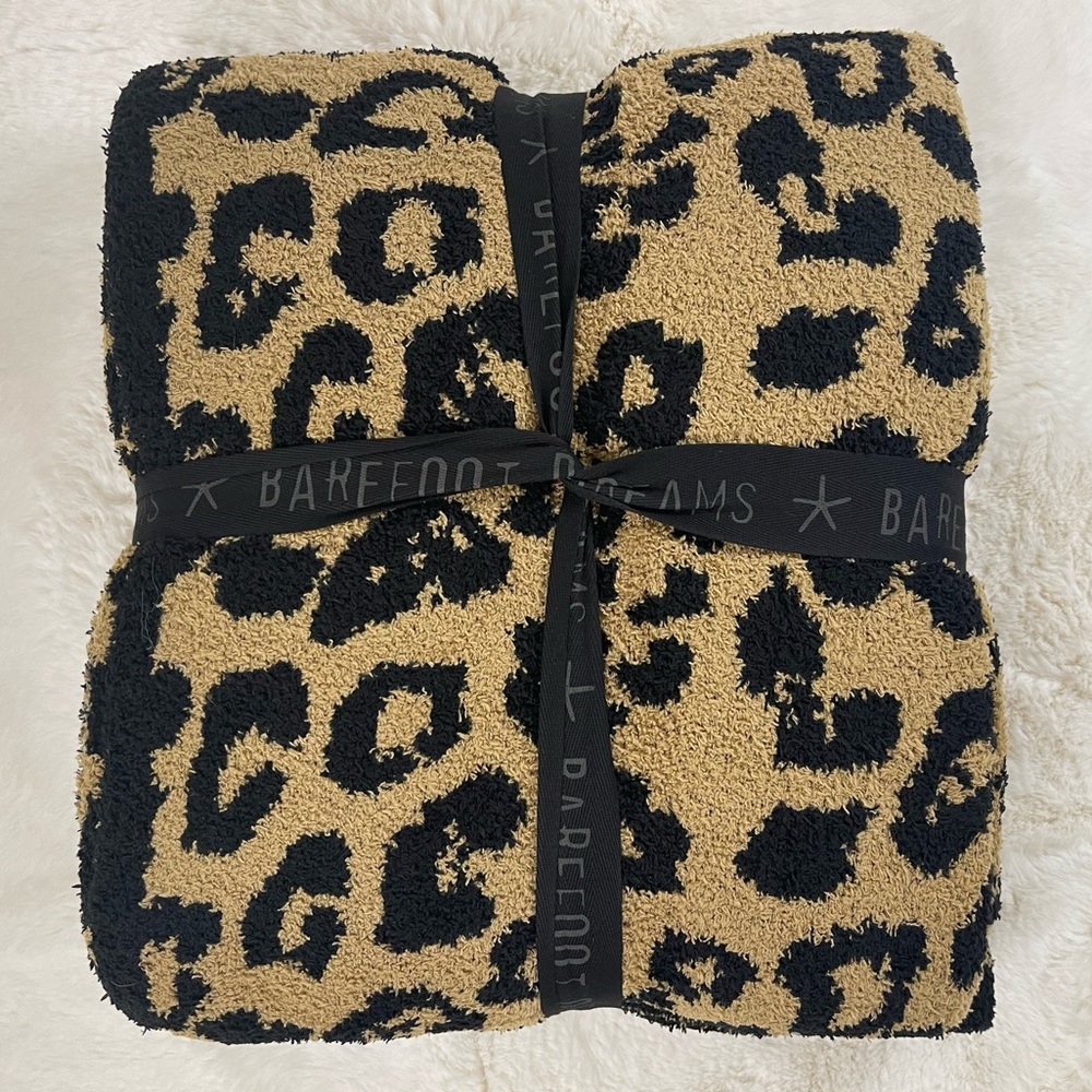 Barefoot Dreams In The Wild Blanket - Camel / Black - Picture 5 of 7